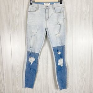 Pacsun | Mixed Wash Distressed Ankle Jegging Size 26
